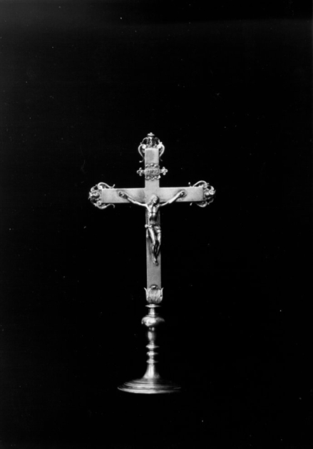 croce da tavolo - ambito garfagnino (sec. XVIII)