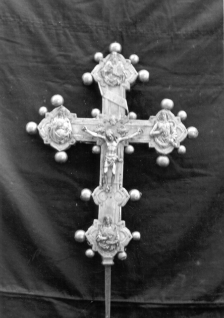 croce processionale di Marti Francesco (maniera) (prima metà sec. XVI)