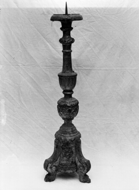 candelabro, serie - bottega versiliese (prima metà sec. XIX)