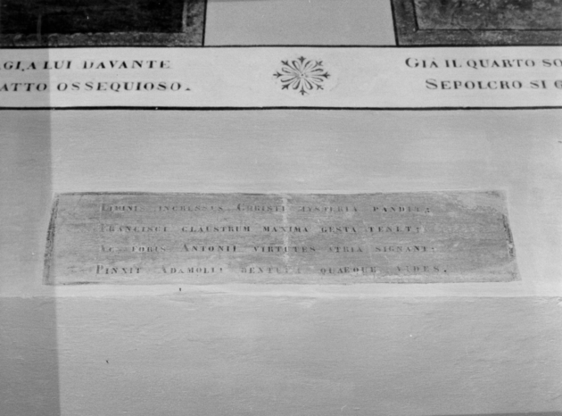 memoria di Ademollo Luigi (prima metà sec. XIX)