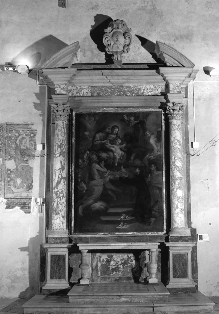 mensa d'altare, elemento d'insieme - bottega toscana (seconda metà sec. XVII)