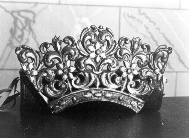 corona da dipinto - ambito lucchese (sec. XVII)