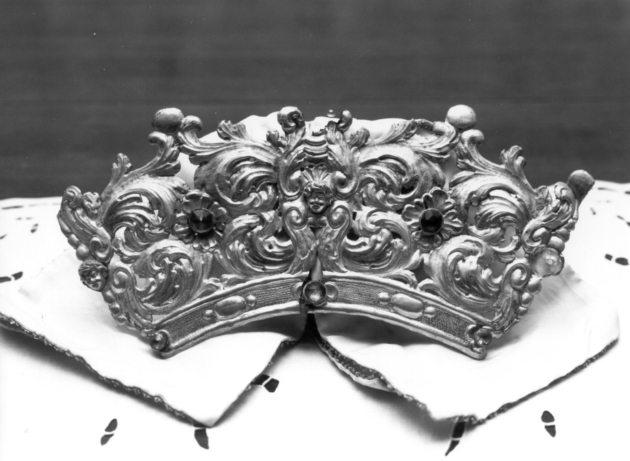 corona da dipinto, serie - ambito lucchese (sec. XVIII)