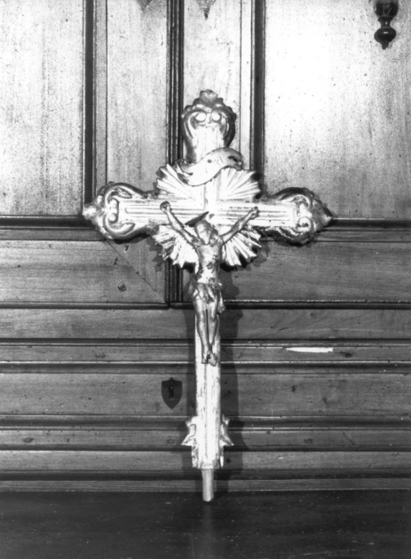 croce processionale - ambito garfagnino (sec. XVIII)