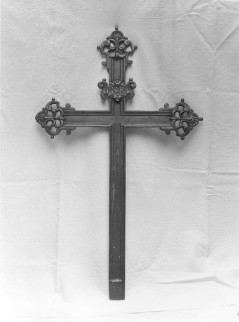 croce processionale - bottega lucchese (sec. XVIII)