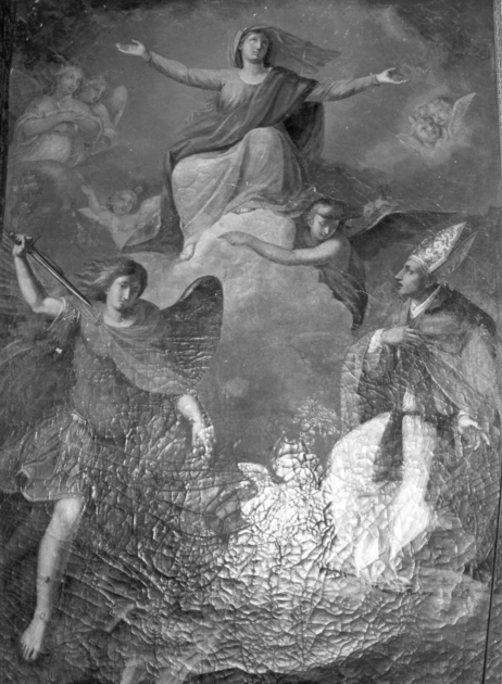 Madonna in gloria (dipinto) - ambito italiano (sec. XVIII)