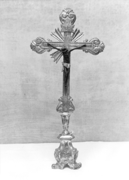 croce d'altare - ambito garfagnino (sec. XVIII)