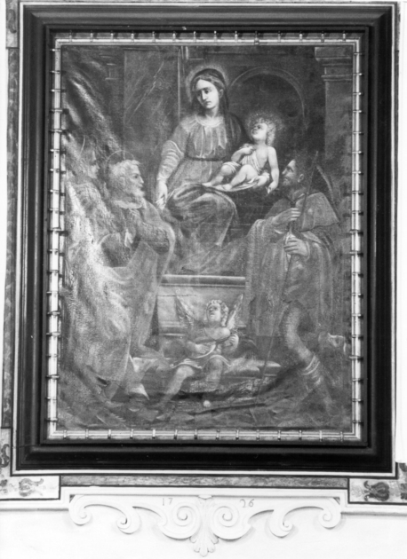 Madonna con Bambino e Santi (dipinto) - ambito italiano (sec. XVIII)