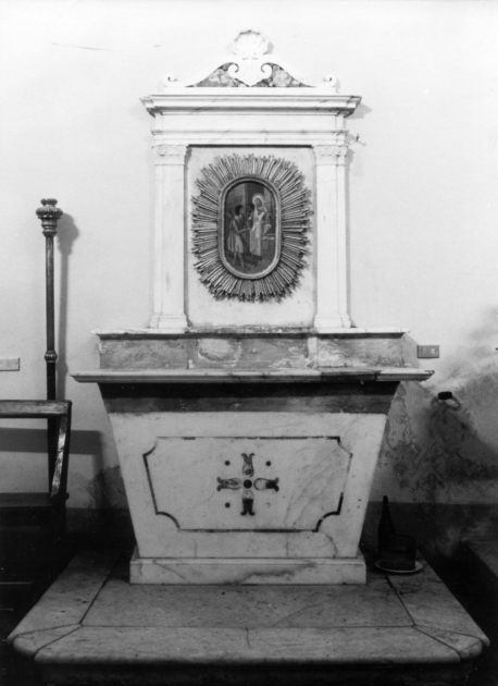 altare - ambito garfagnino (secc. XVIII/ XIX)