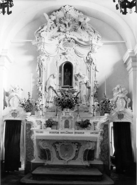altare maggiore - ambito garfagnino (sec. XVIII)