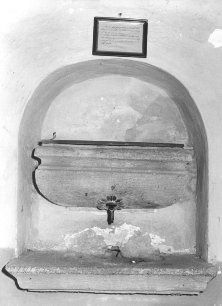 lavabo da sacrestia - ambito garfagnino (sec. XVIII)