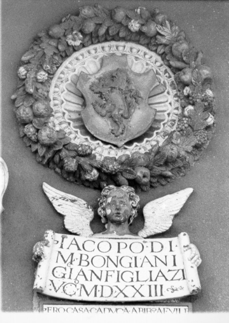 stemma gentilizio (rilievo) di Della Robbia Giovanni Antonio (bottega) (sec. XVI)