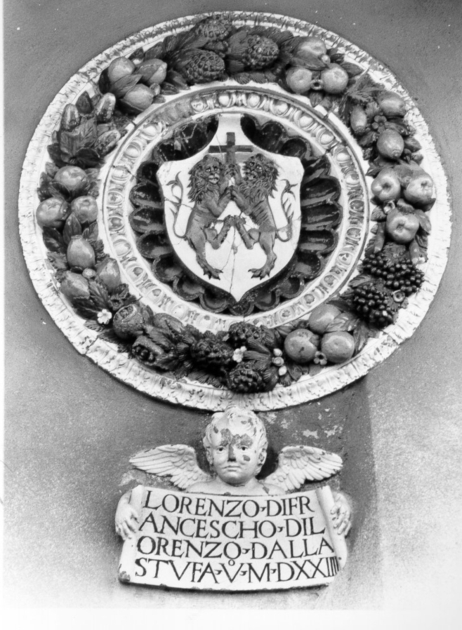 stemma gentilizio (rilievo) di Della Robbia Giovanni Antonio (bottega) (sec. XVI)