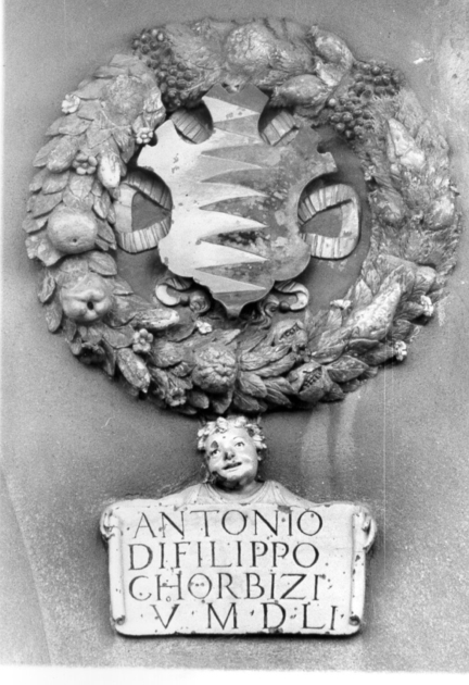 stemma gentilizio (rilievo) di Della Robbia Girolamo (bottega) (sec. XVI)
