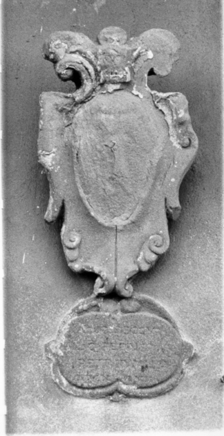 STEMMA GENTILIZIO (rilievo) - bottega toscana (fine/inizio secc. XVI/ XVII)