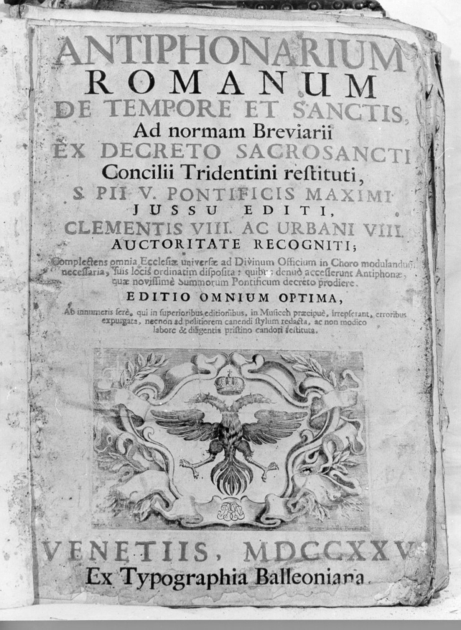 coperta di libro liturgico - bottega italiana (sec. XIX)