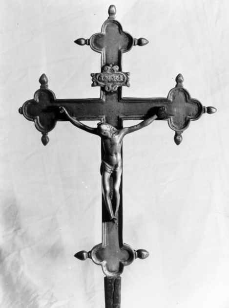 croce processionale - ambito italiano (fine/inizio secc. XVII/ XVIII)
