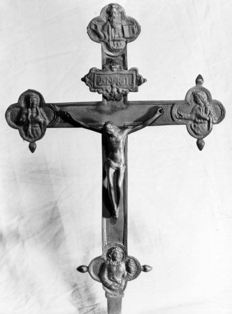 croce processionale - ambito italiano (inizio sec. XVIII)