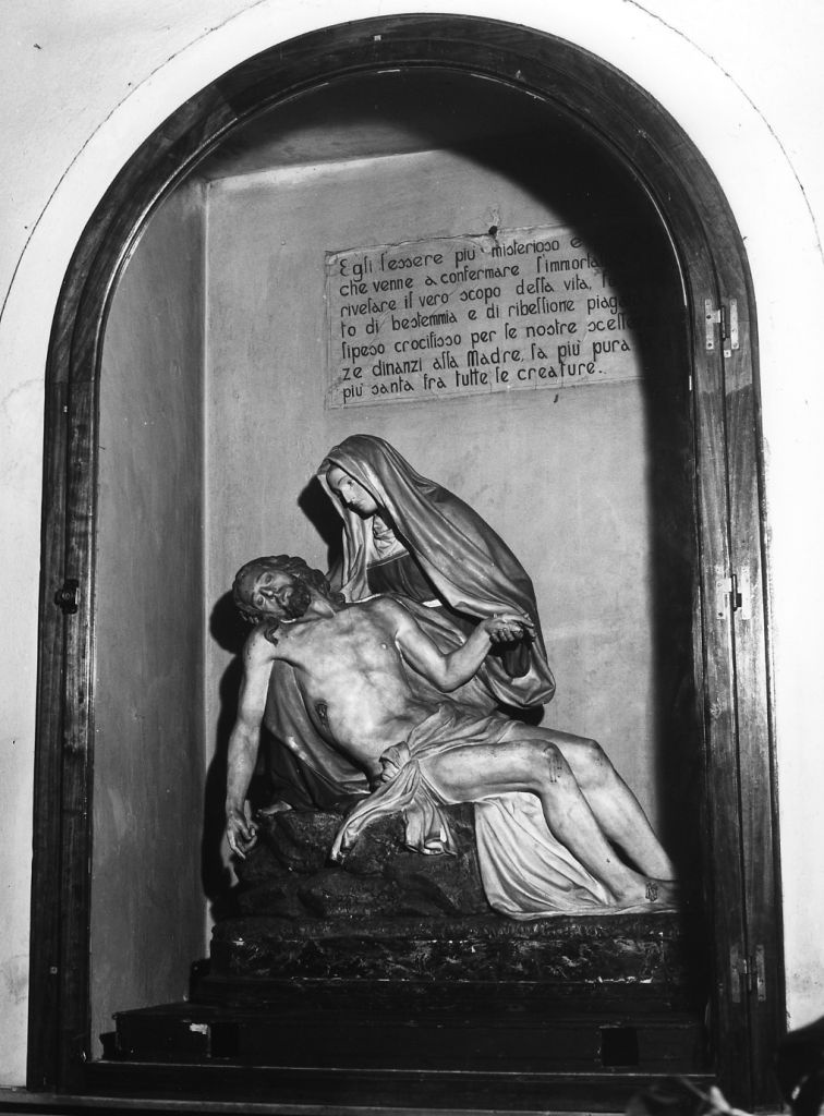 Pietà (statua) - ambito italiano (fine sec. XIX)