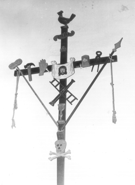 croce penitenziale - ambito toscano (sec. XIX)