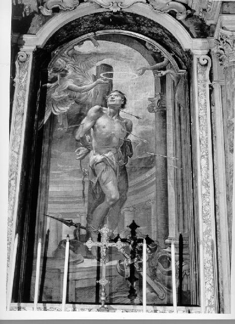 SAN SEBASTIANO (dipinto) di Traverso Mattia (sec. XX)