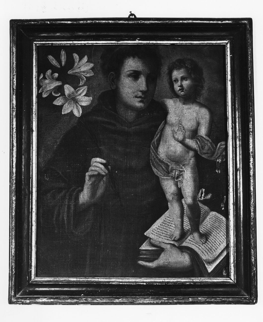 Sant'Antonio da Padova con il bambino (dipinto) - ambito toscano (sec. XVIII)