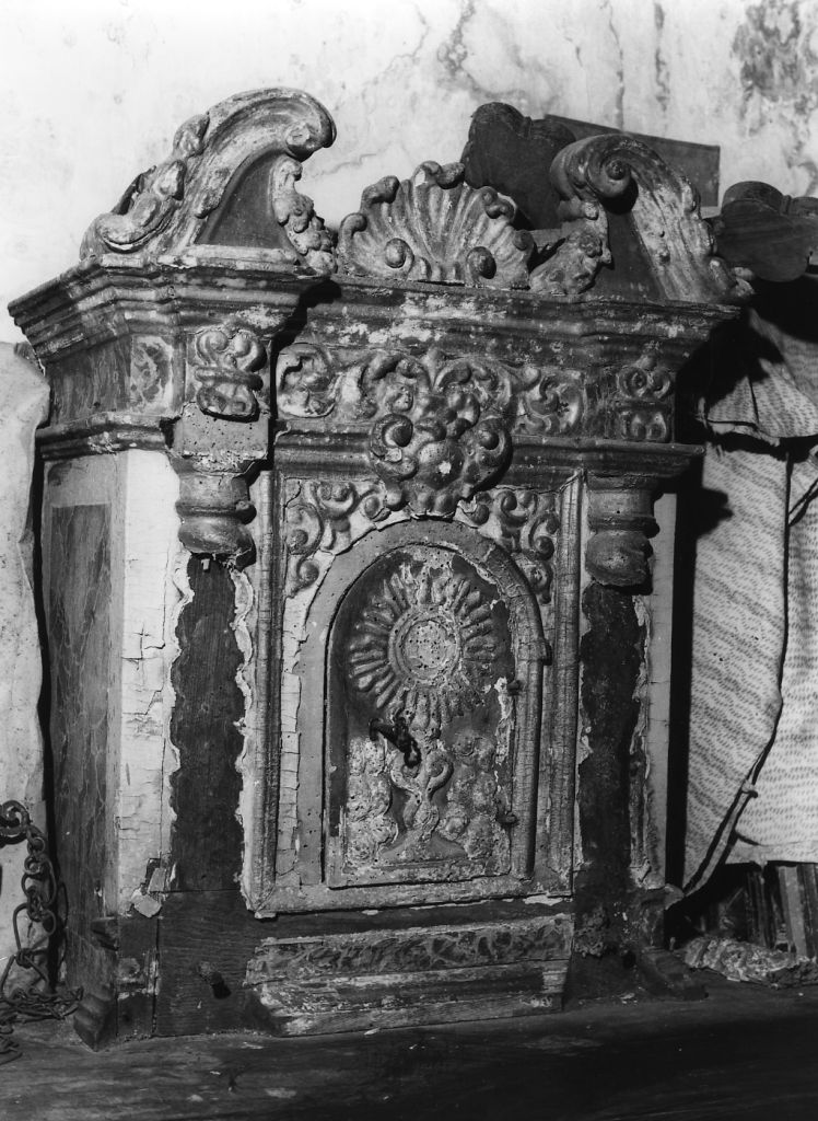 tabernacolo, opera isolata - bottega toscana (prima metà sec. XVIII)