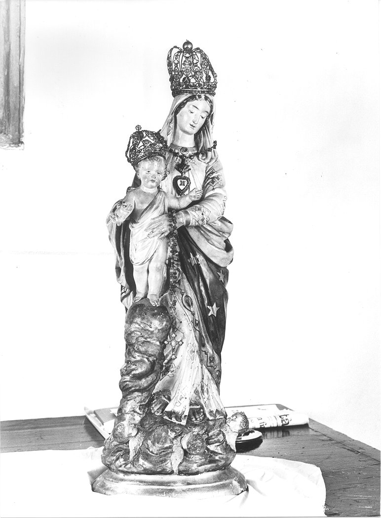 Madonna con Bambino (statua) - ambito toscano (inizio sec. XIX)
