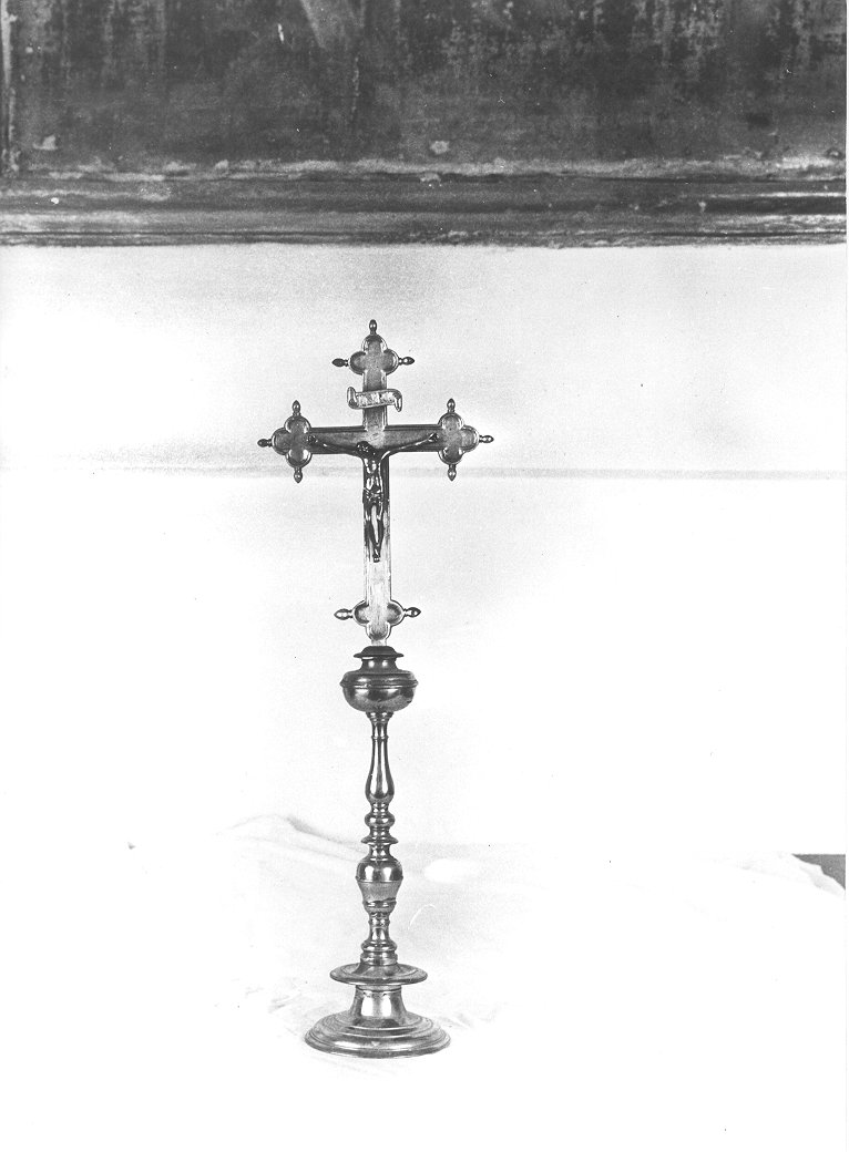 croce d'altare - bottega italiana (seconda metà sec. XIX)