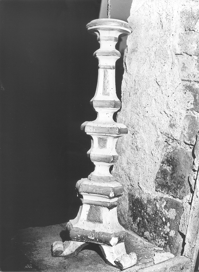 candelabro, serie - bottega toscana (fine sec. XVIII)