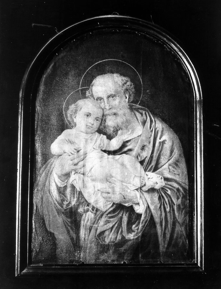 San Giuseppe e Gesù Bambino (dipinto) - ambito italiano (sec. XIX)