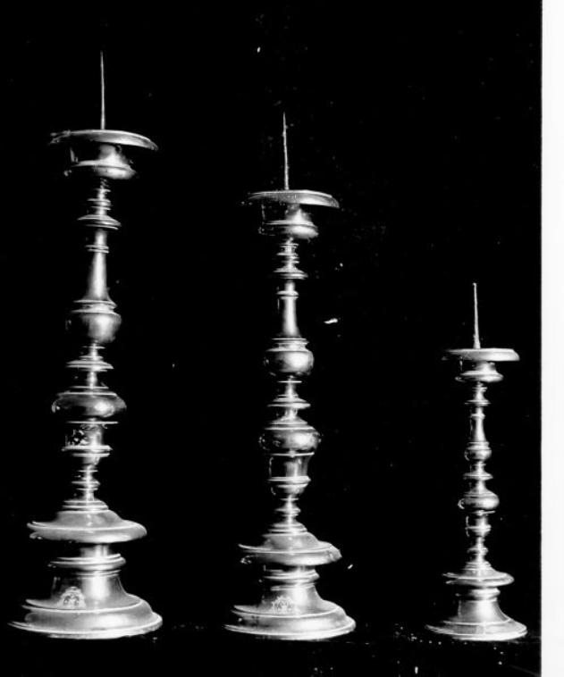 candeliere, serie - bottega pisana (sec. XVII)