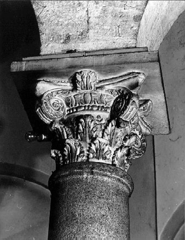 capitello composito - ambito pisano (prima metà sec. XII)