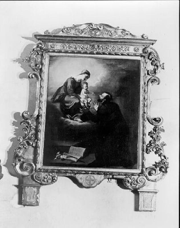 Madonna presenta bambino a San Gaetano (dipinto) - ambito pisano (prima metà sec. XVII)