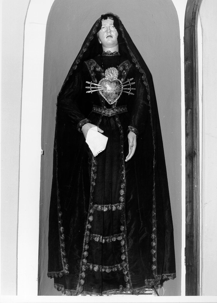 Madonna Addolorata (statua) - bottega toscana (prima metà sec. XIX)