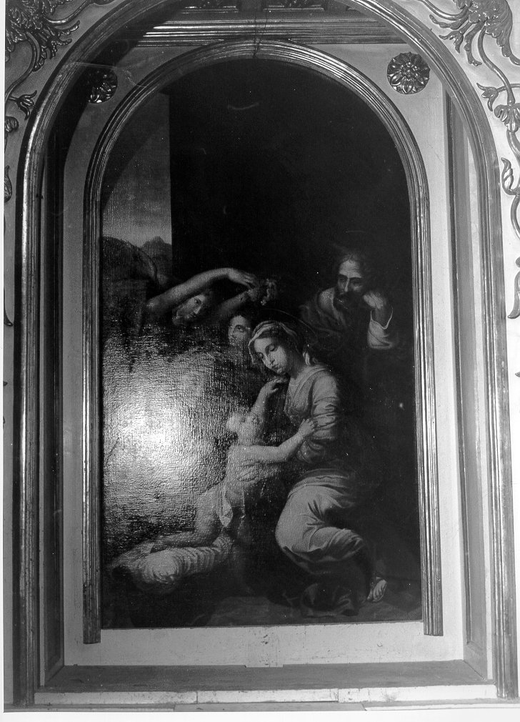 NASCITA DI MARIA VERGINE (dipinto) - ambito toscano (prima metà sec. XVIII)