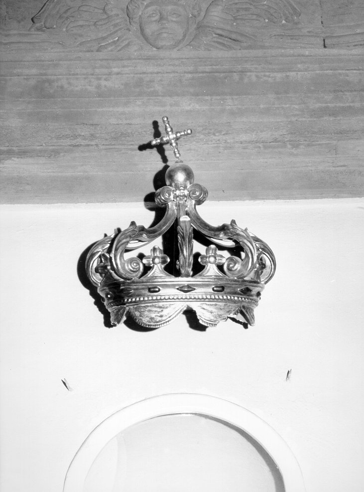 corona da dipinto - bottega toscana (metà sec. XIX)