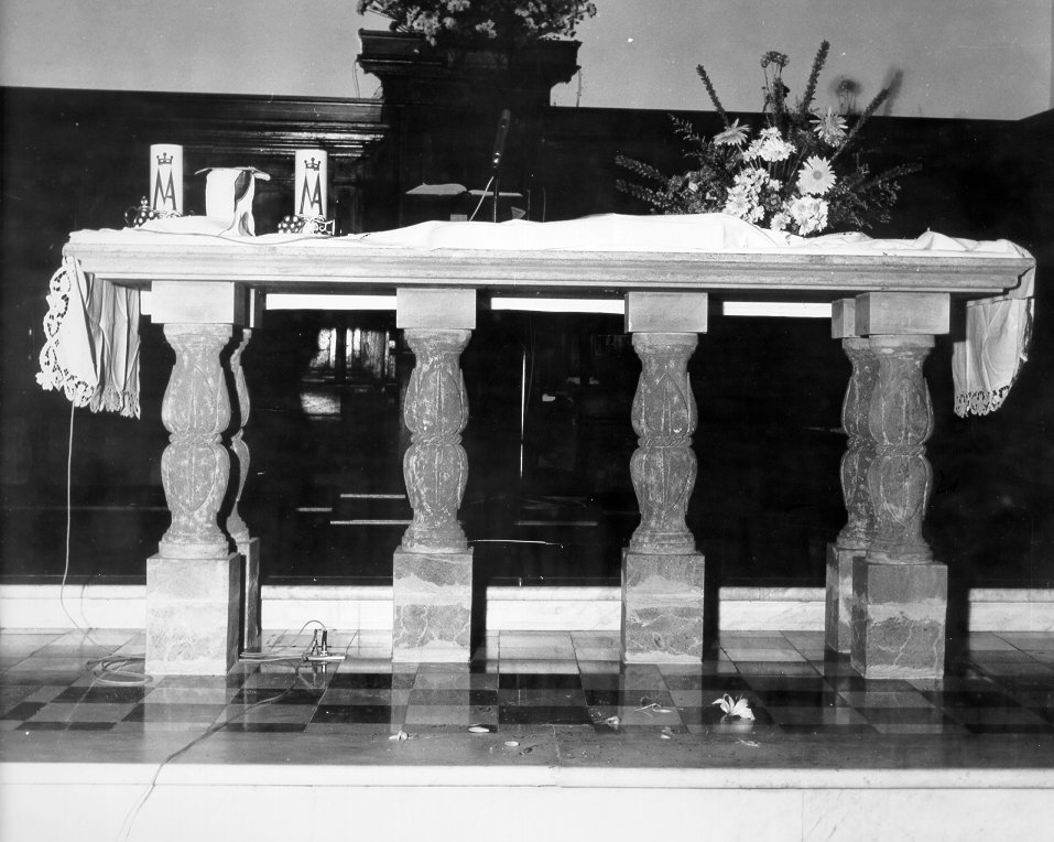 altare maggiore - ambito toscano (fine sec. XVIII)