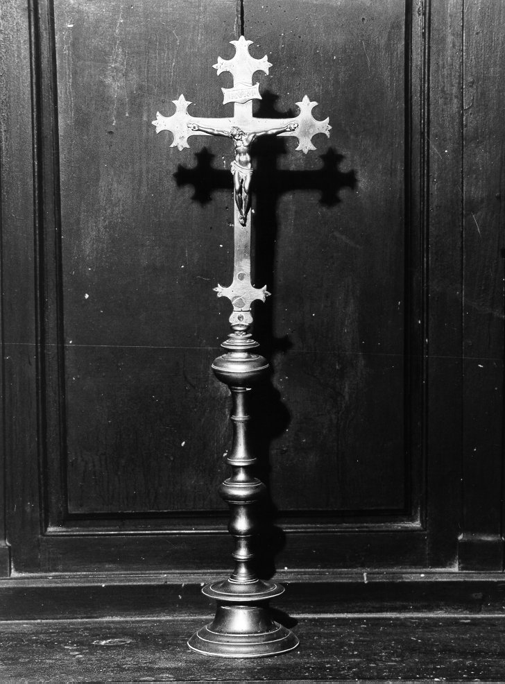 croce da tavolo - manifattura toscana (sec. XIX)