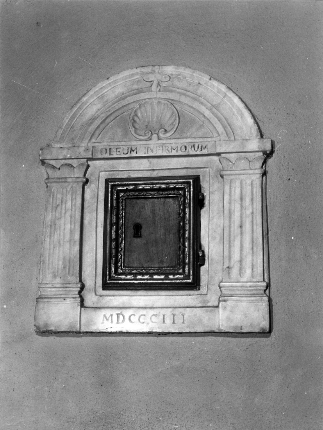 tabernacolo murale - ambito toscano (sec. XVI, sec. XIX)