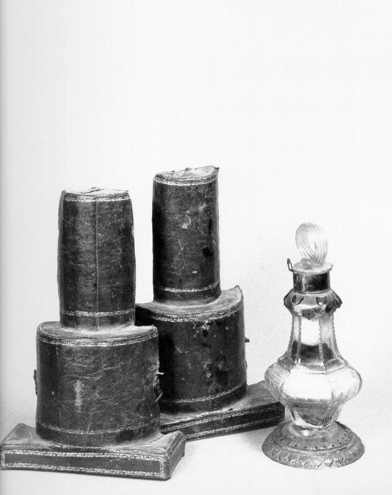 ampolla di pellegrinaggio, opera isolata - bottega italiana (metà sec. XVIII)