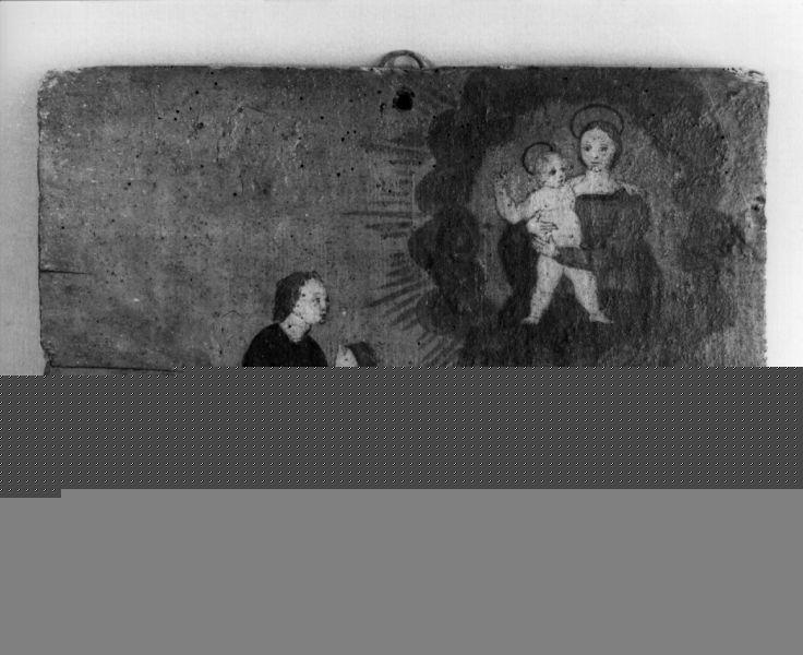 ex voto con Madonna con Bambino (dipinto, opera isolata) - ambito toscano (prima metà sec. XVII)