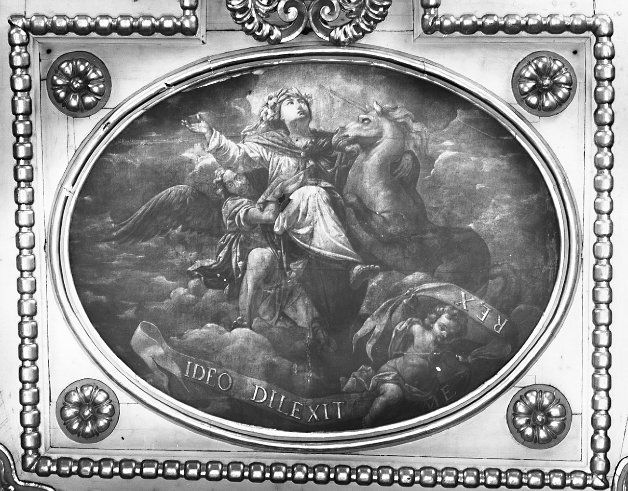 MADONNA IN GLORIA (dipinto, ciclo) di Bamberini Anton Domenico (attribuito) (prima metà sec. XVIII)
