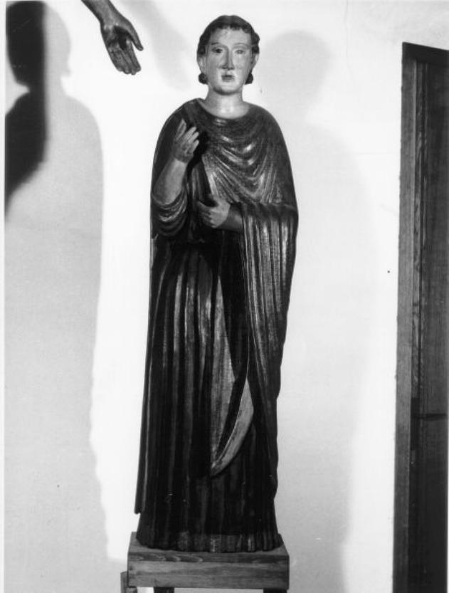 SAN GIOVANNI EVANGELISTA (statua) - bottega italiana (seconda metà sec. XIII)