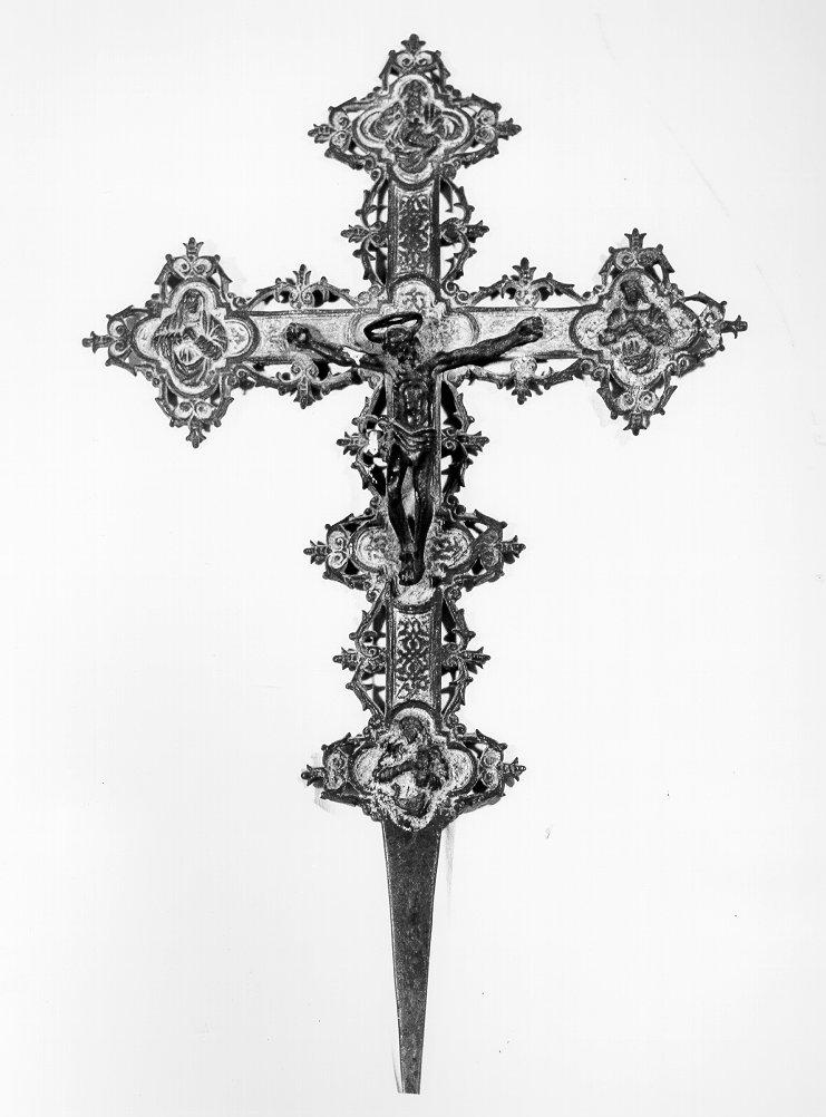 croce processionale - bottega italiana (sec. XVII)