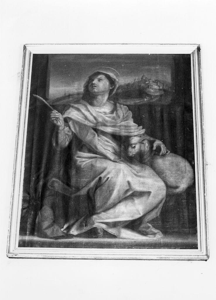 Sant'Agnese (dipinto, opera isolata) di Cordoni R (fine sec. XIX)