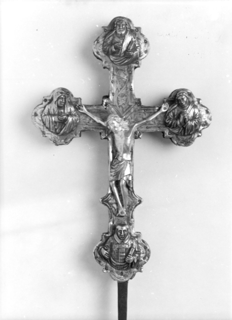 croce processionale - bottega lucchese (fine sec. XIV)