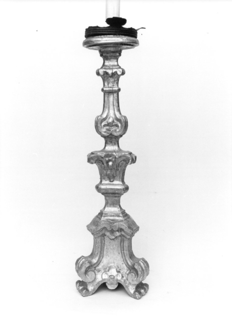 candeliere, serie - bottega italiana (secc. XVIII/ XIX)
