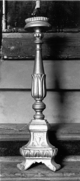 candeliere, serie - bottega italiana (sec. XIX)