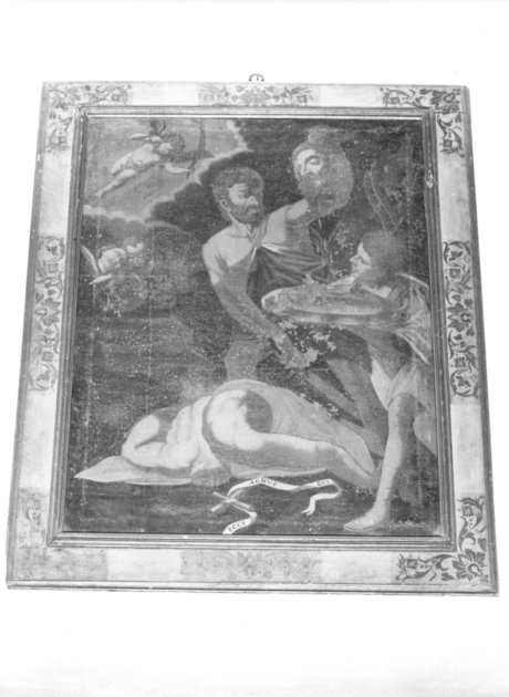 DECAPITAZIONE DI SAN GIOVANNI BATTISTA (dipinto) - ambito toscano (sec. XVIII)